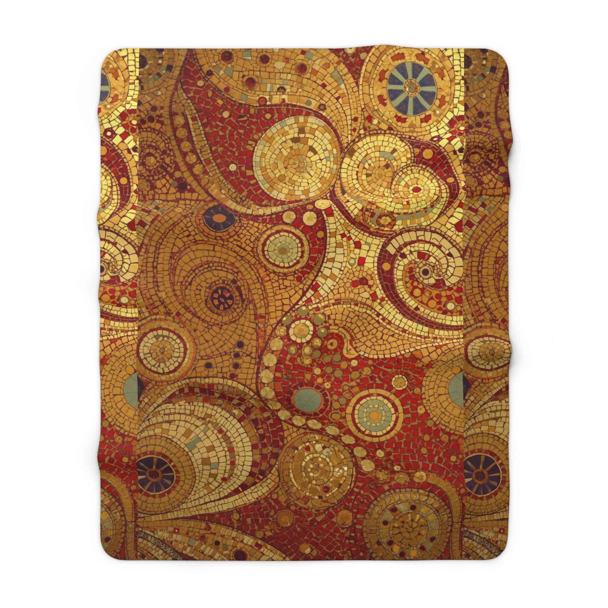 Cozy Bohemian Sherpa Fleece Blanket, Warm Throw, Floral Design, Home Decor, Gift for Her, Cozy Nights